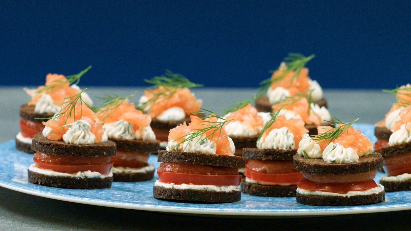 Pumpernickel-Petit-Fours Rezept