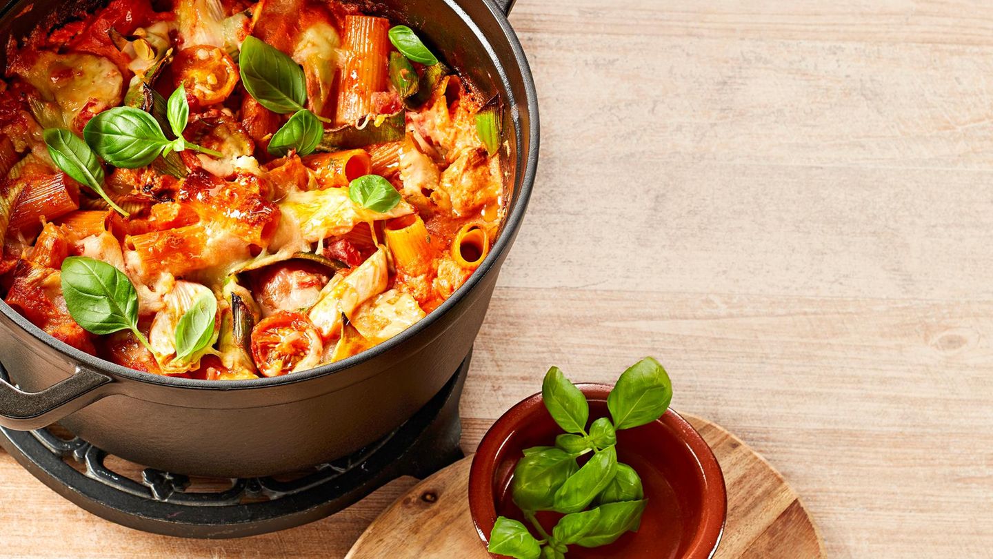 One-Pot-Ofen-Pasta Rezept