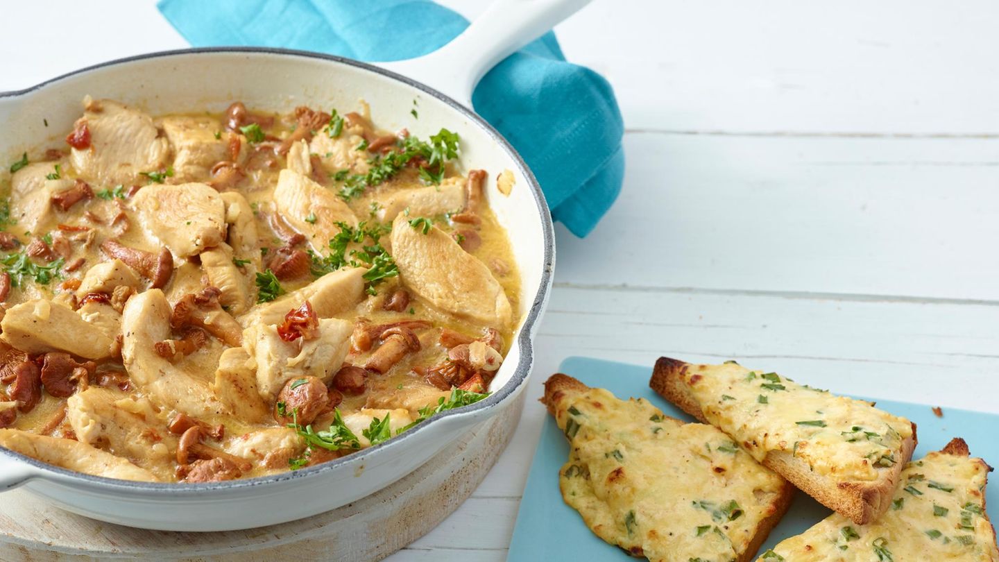 Hähnchen-Pfifferlings-Pfanne Rezept