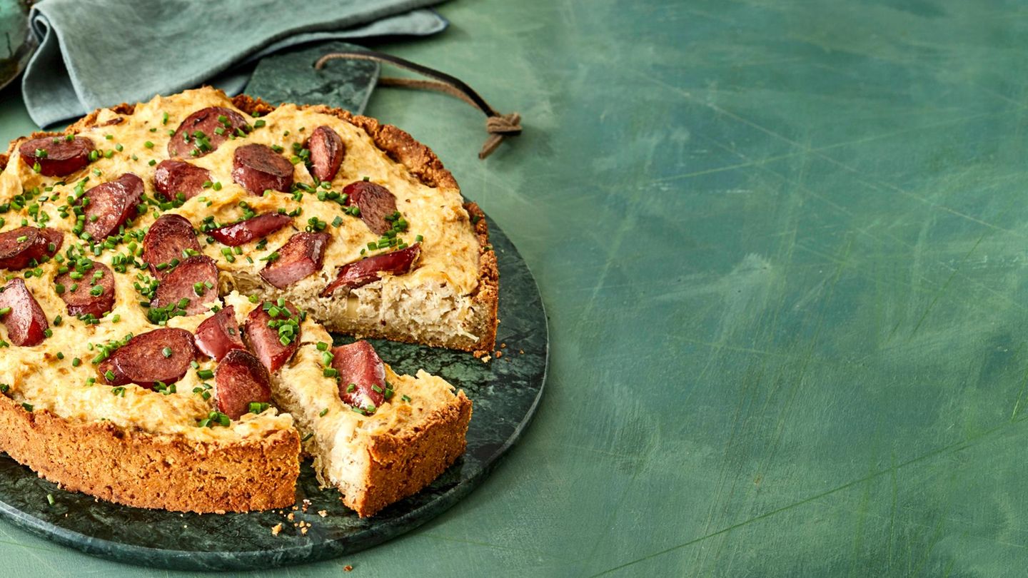 Sauerkraut-Quiche Rezept