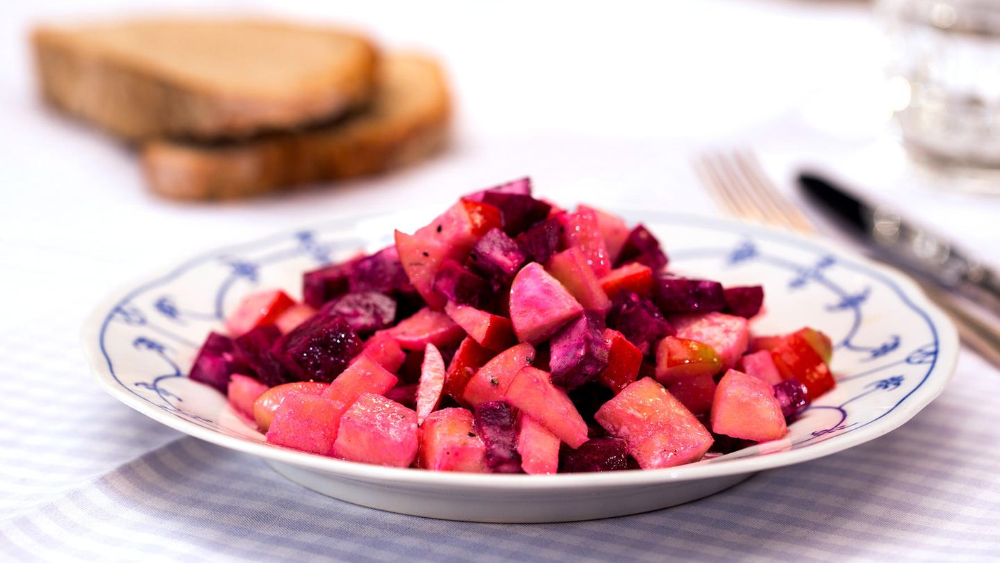 Rote-Bete-Apfel-Salat Rezept - [ESSEN UND TRINKEN]