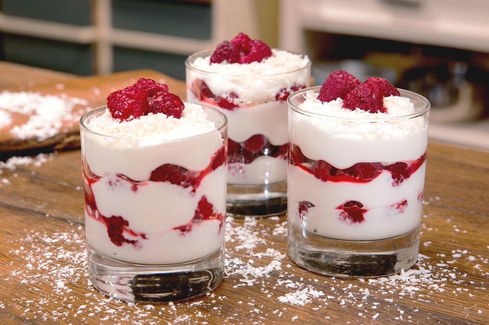 Mascarpone-Himbeer-Quark Rezept - [ESSEN UND TRINKEN]