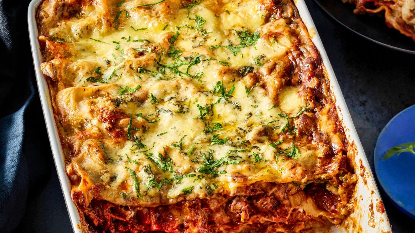 Wild-Lasagne mit Maronen Rezept