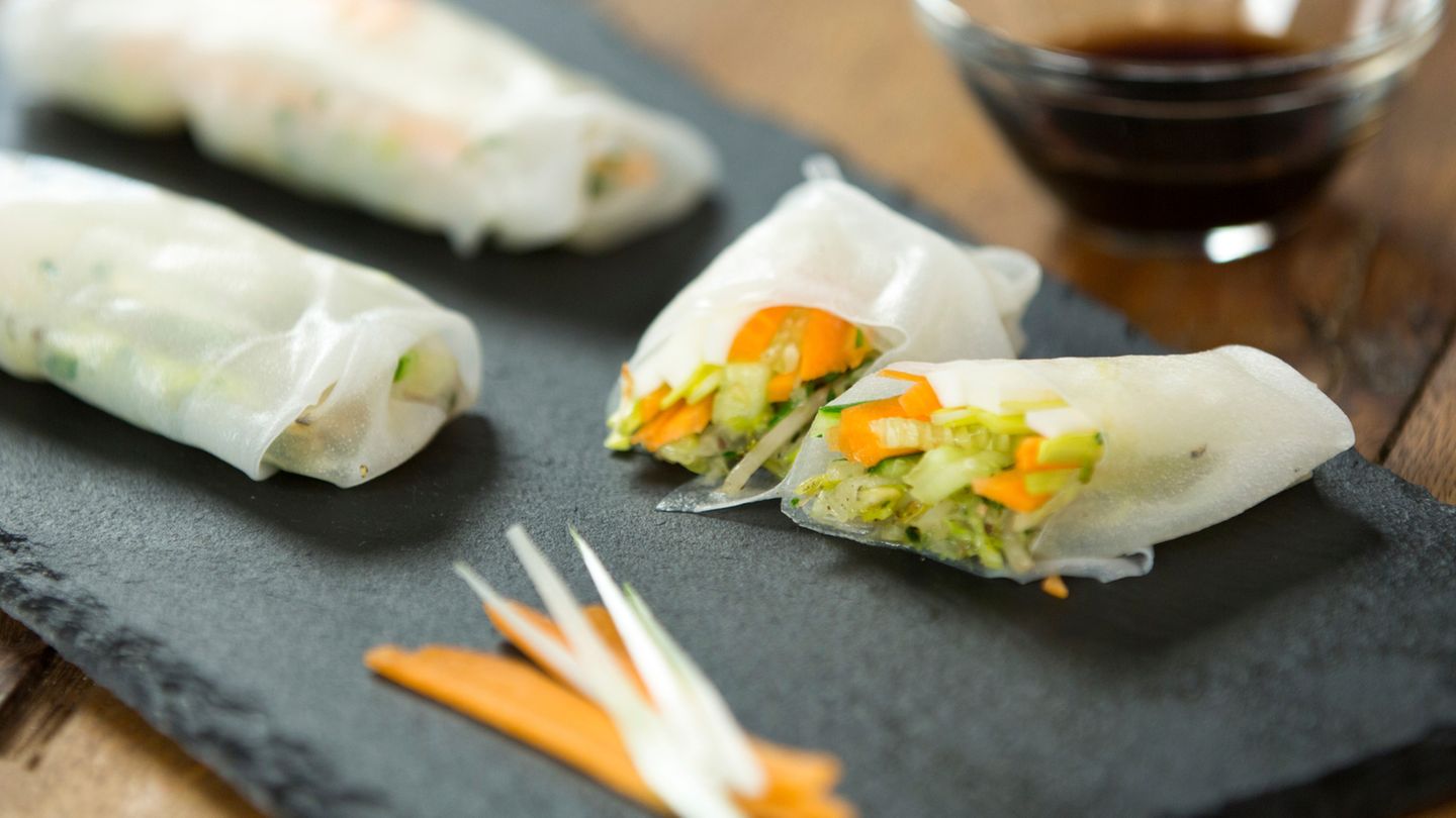 Vegane Sommerrollen von Fabio Haebel Rezept