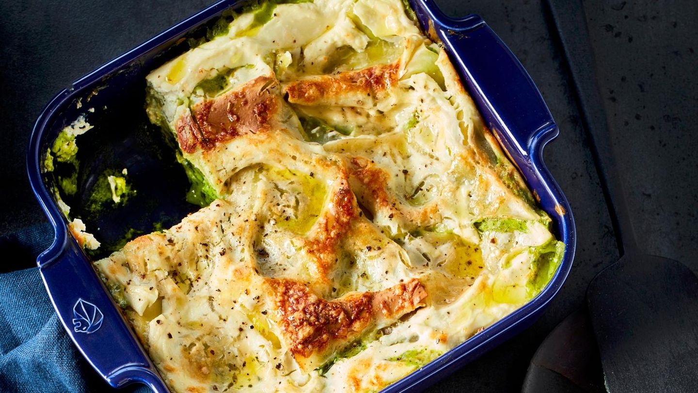 Ricotta-Mangold-Lasagne Rezept