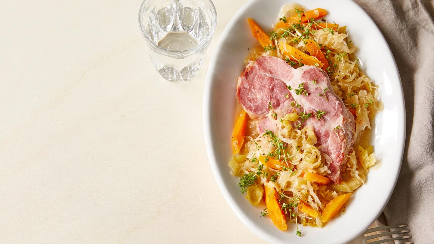 Kasseler mit Sauerkraut Rezept