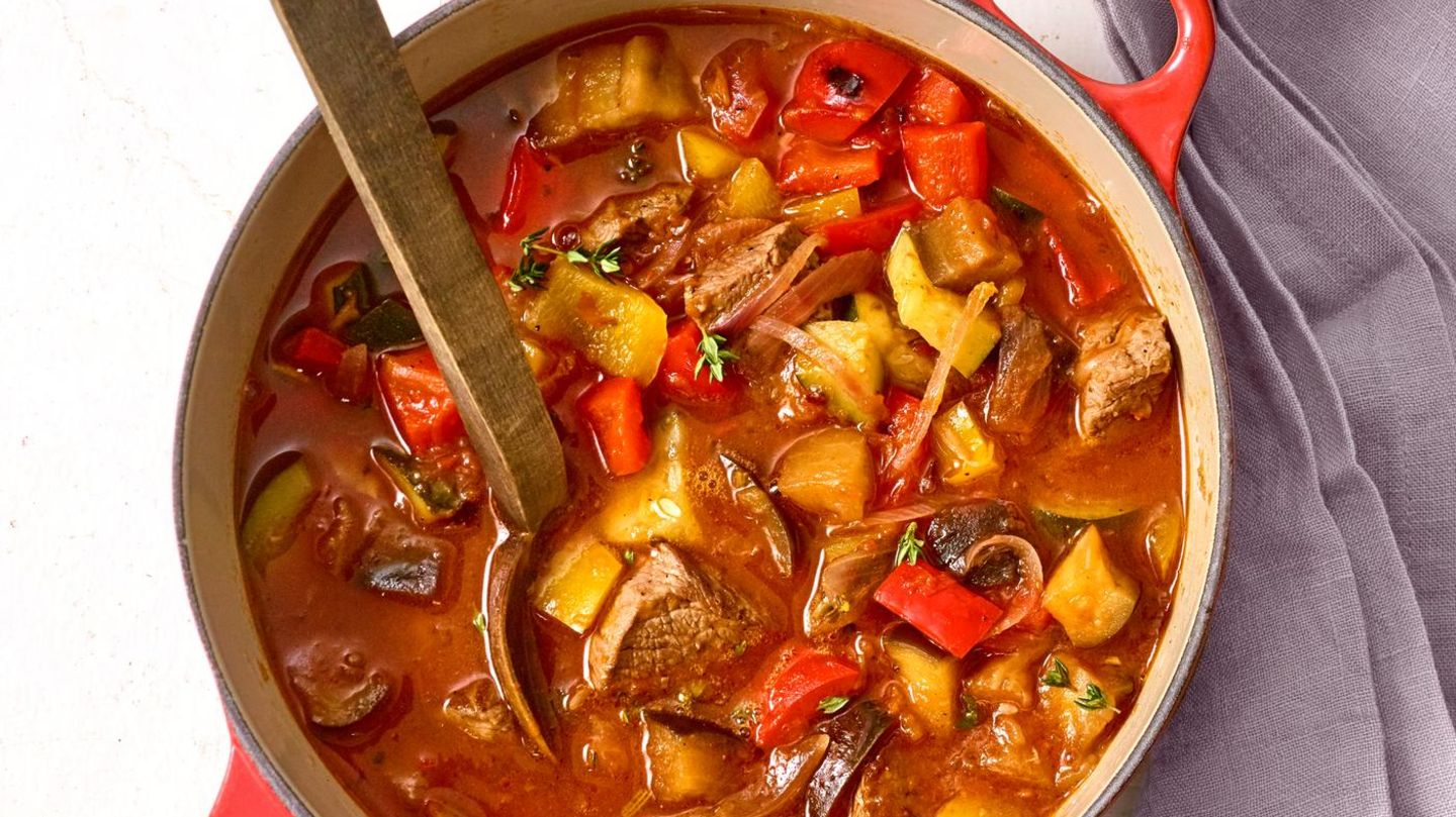 Lamm-Ratatouille-Eintopf Rezept