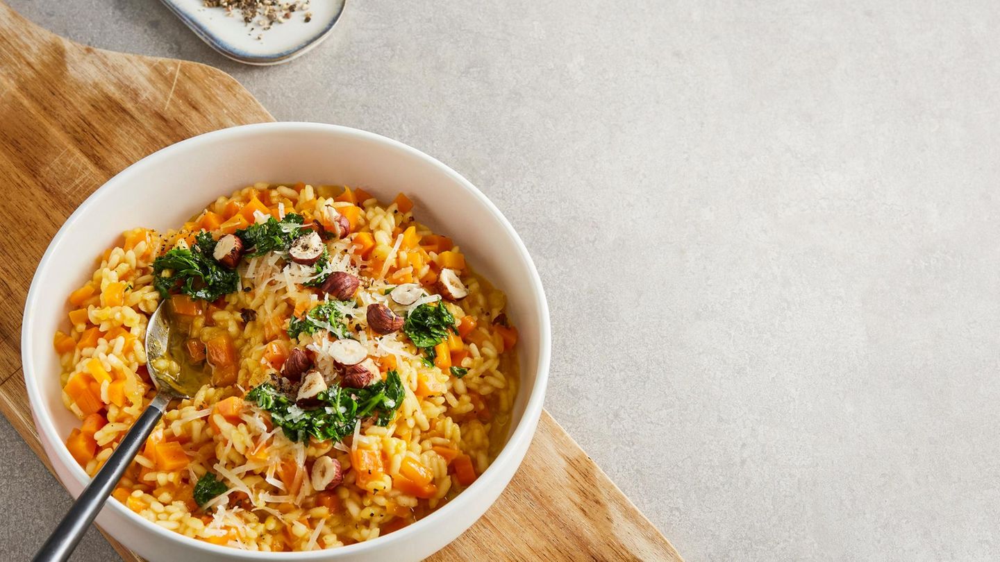 Möhren-Risotto mit Petersilienöl: schnelles Rezept - [ESSEN UND TRINKEN]