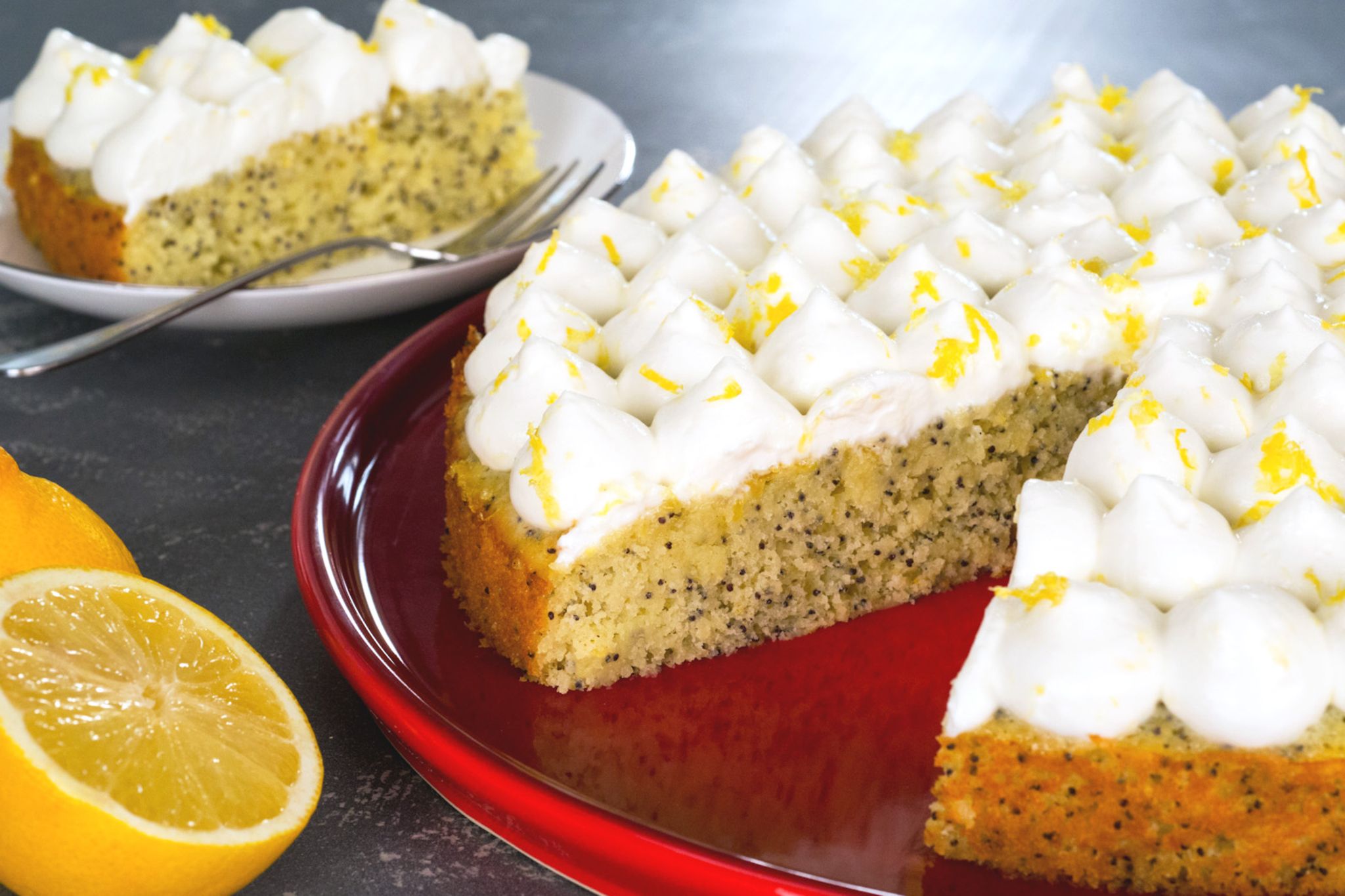 Zitronen-Mohn-Kuchen Rezept - [ESSEN UND TRINKEN]