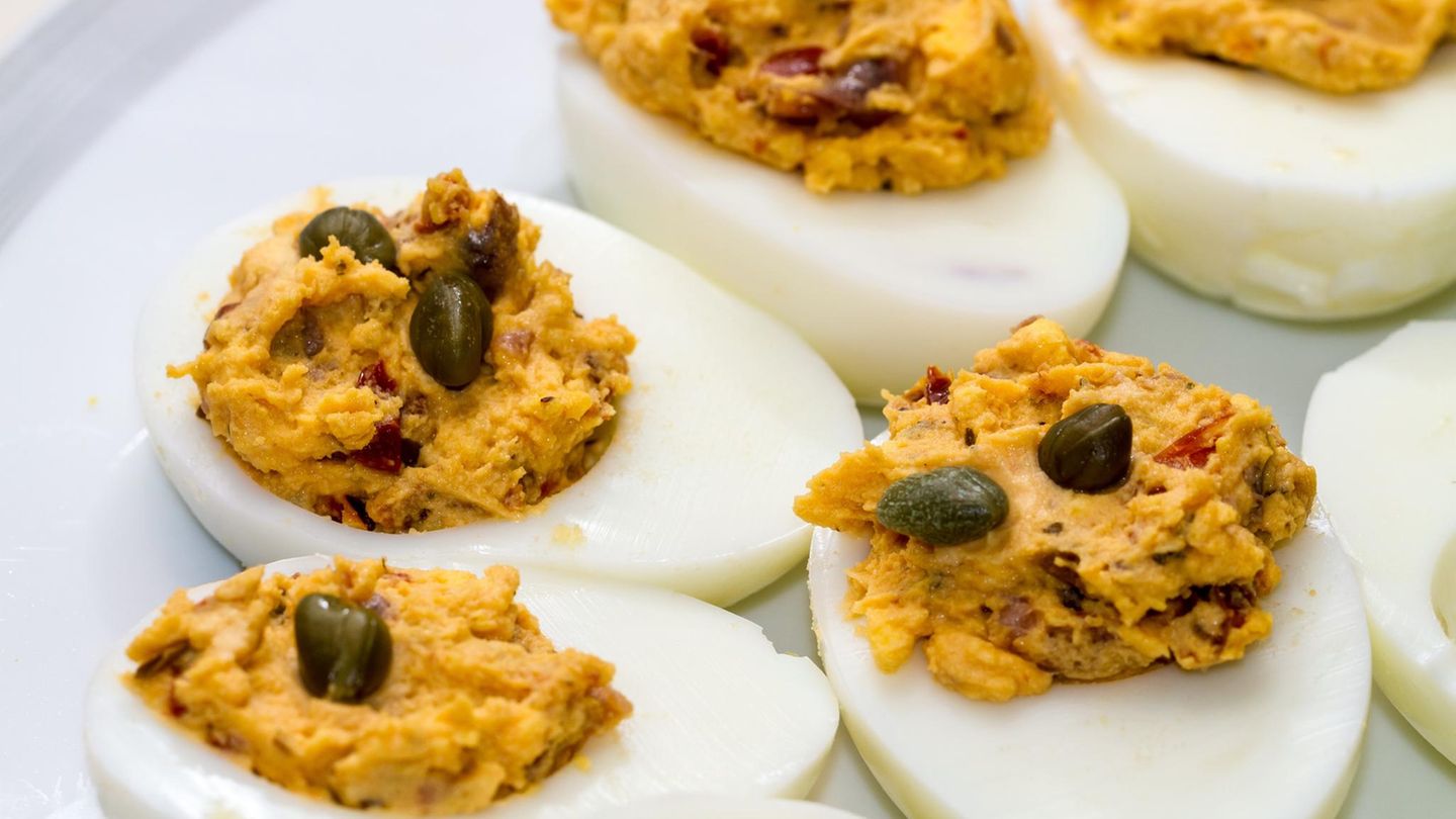 Gefüllte Eier mit Kapern Rezept