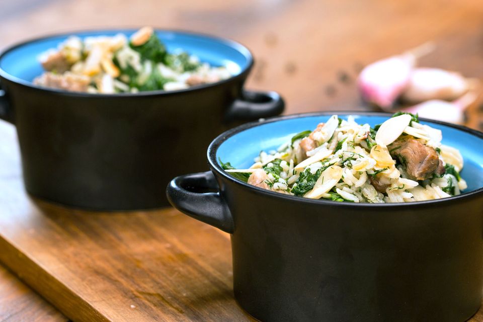 Lamm-Pilaw mit Spinat Rezept - [ESSEN UND TRINKEN]