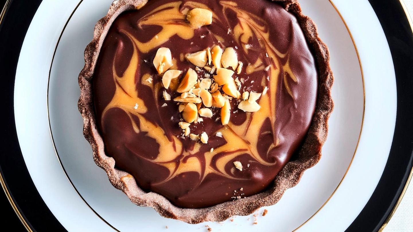 Erdnussbutter-Schokoladen-Tartelettes Rezept