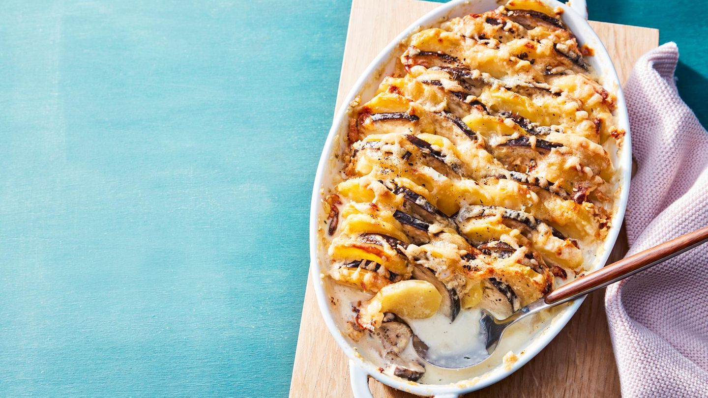 Kartoffel-Auberginen-Gratin Rezept - [ESSEN UND TRINKEN]