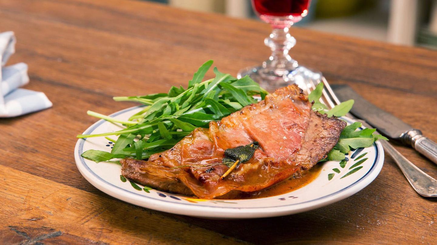Saltimbocca nach römischer Art mit Parmaschinken