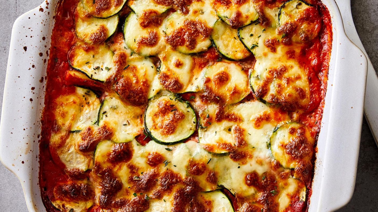 Vegetarische Zucchini-Lasagne Rezept