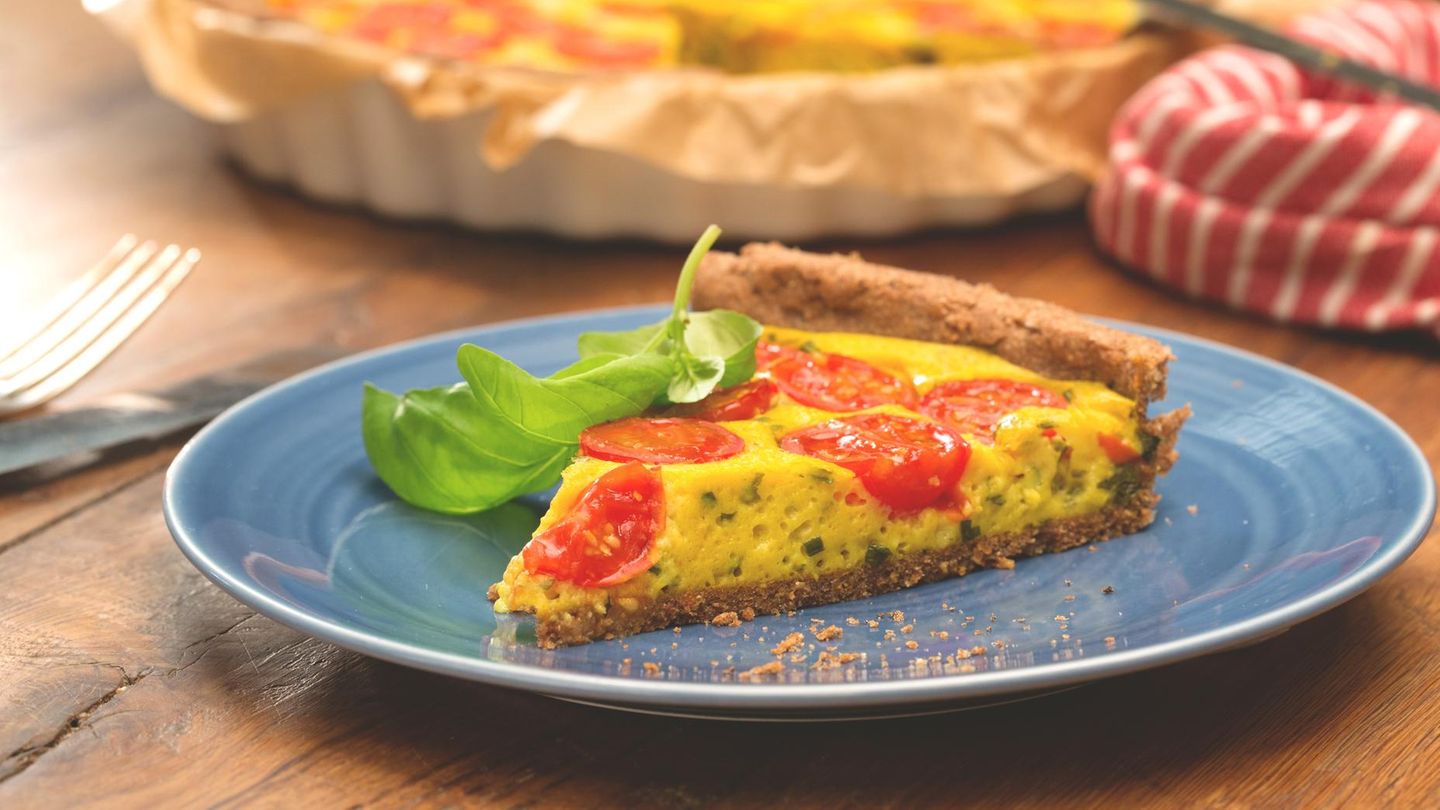 Vegane Tomaten-Quiche Rezept