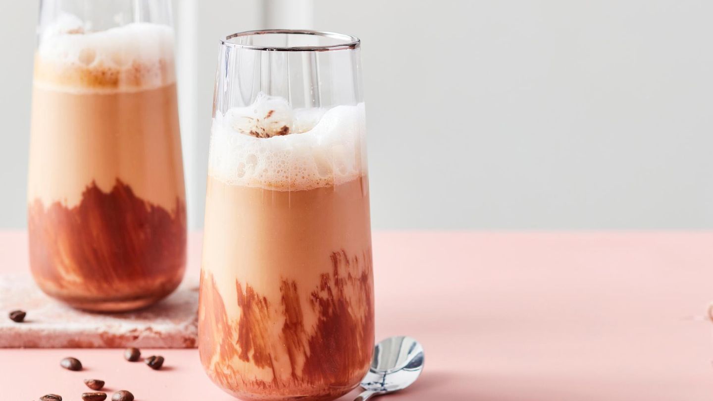 Frozen-Haselnuss-Cappuccino: einfaches Rezept