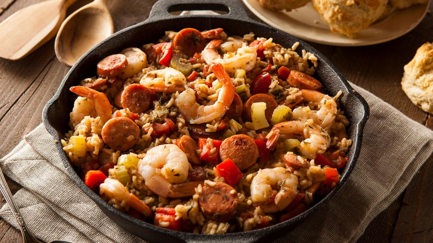 Jambalaya: Original kreolische Reispfanne