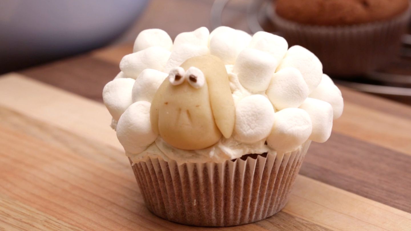 Cupcake-Schafe Rezept