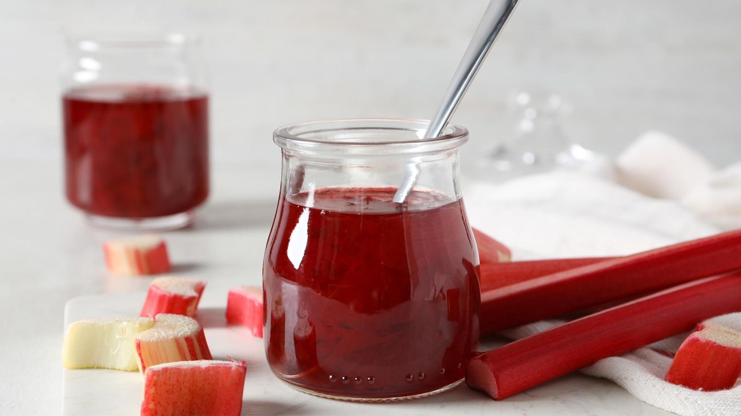 Schnelle Rhabarber-Marmelade