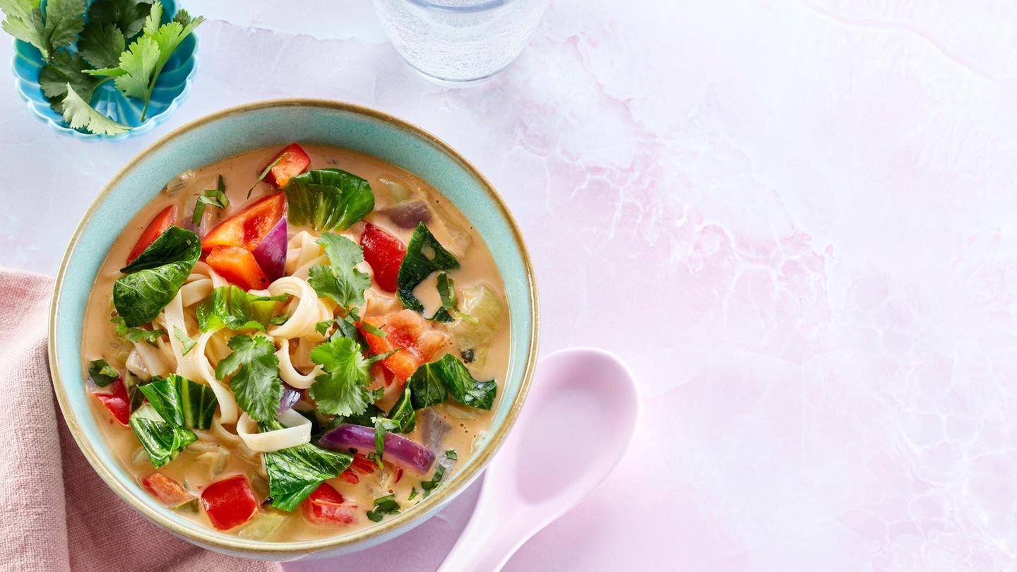 Thai-Nudelsuppe: schnelles Rezept