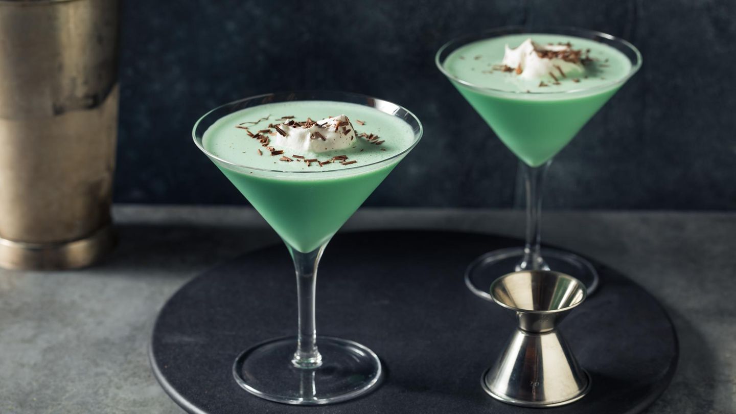 Klassischer Grasshopper-Cocktail