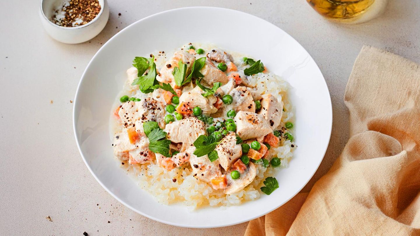 Low Carb Hühnerfrikassee