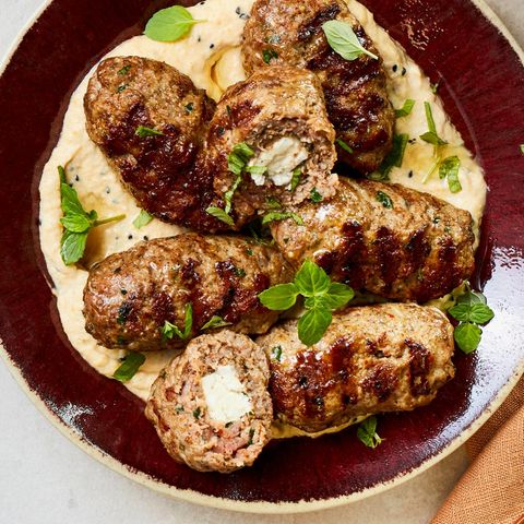 Feta-Köfte mit Tahin-Creme und Pimientos