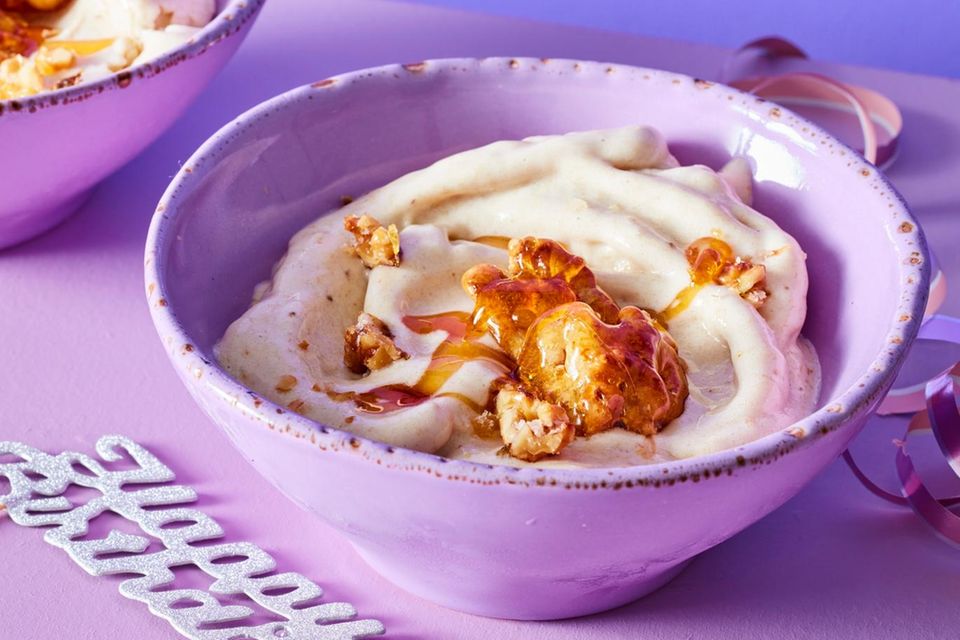 Bananen-Eis mit Honig