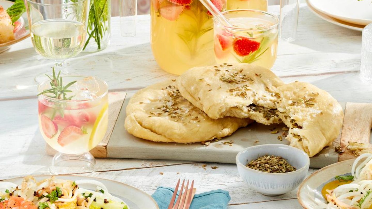 Kräuter-Pita: aromatische Brotfladen