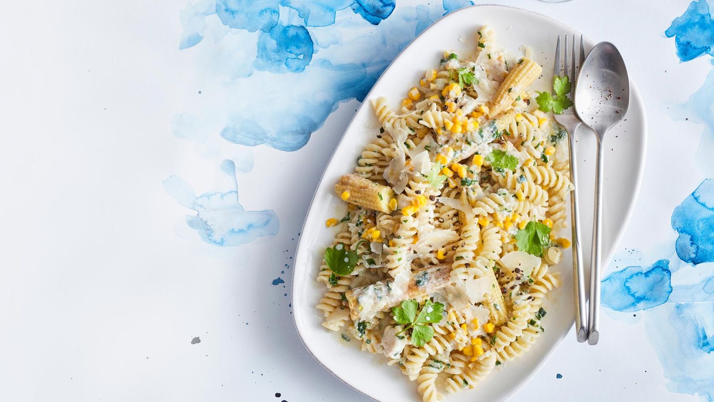 Cremige Mais-Pasta: Das einfache amerikanische Nudelgericht für jeden Tag