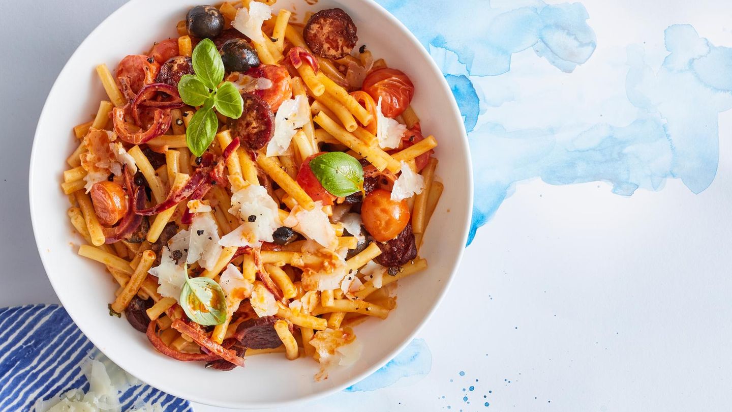 Chorizo-Pasta: schnell & spicy