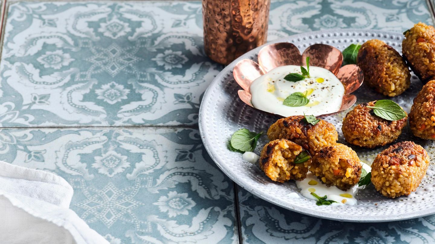 Gefüllte Gemüse-Kibbeh: orientalisches Fingerfood
