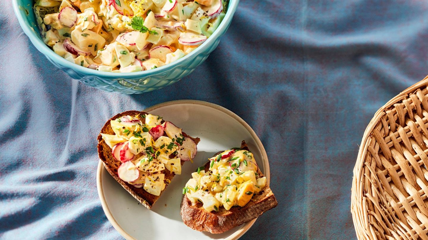 Express-Eiersalat mit Radieschen: Fertig in 20 Minuten