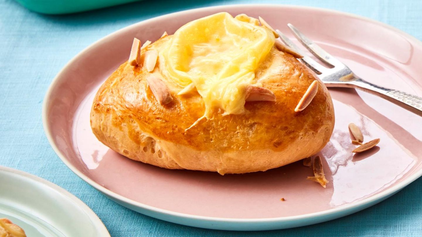 Puddingteilchen: Hefegebäck mit Pudding