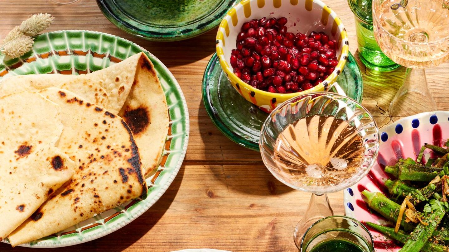 Chili-Naan-Brot: Hefeteigfladen aus der Pfanne