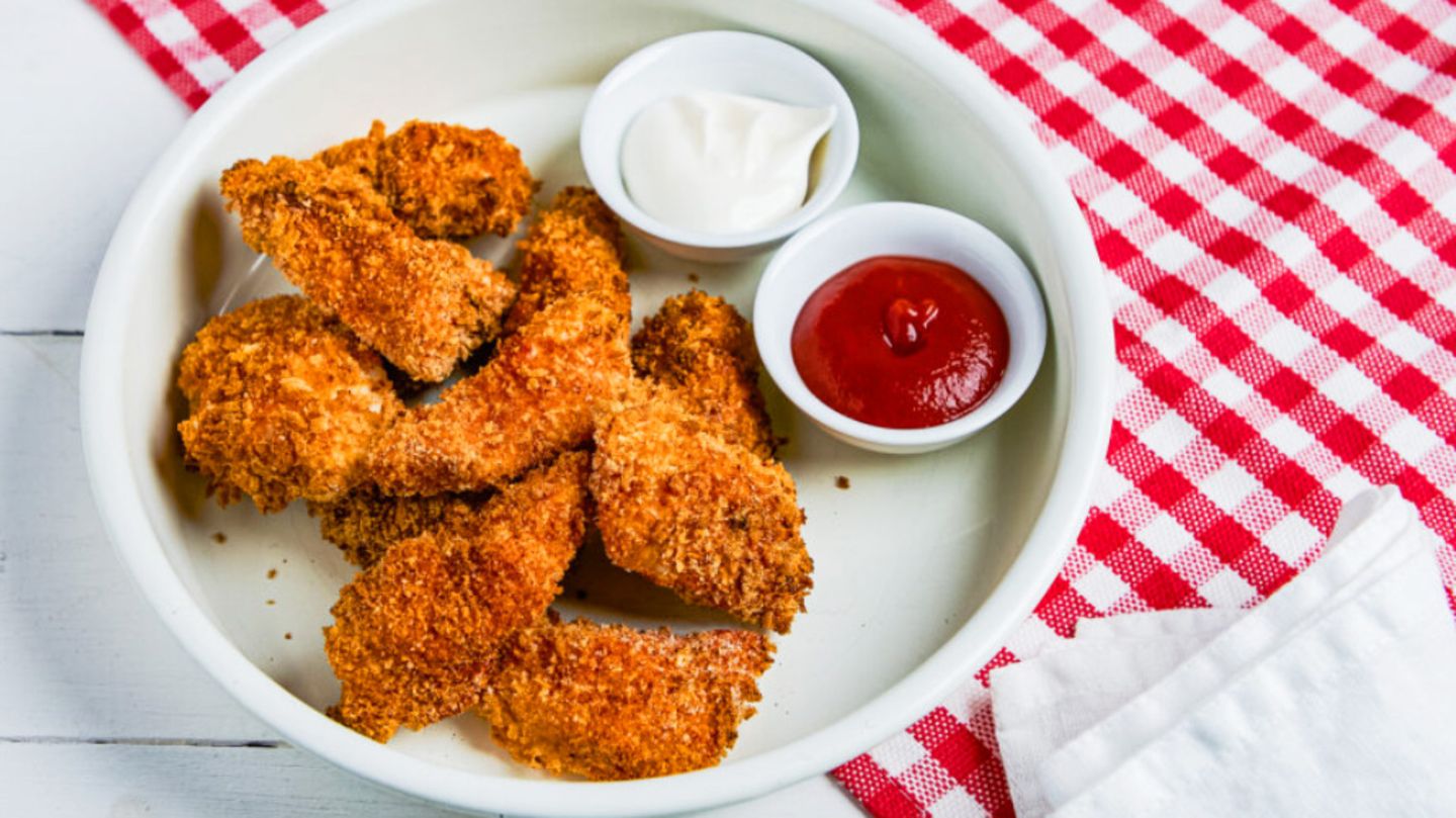 Chicken Nuggets aus der Heißluftfritteuse