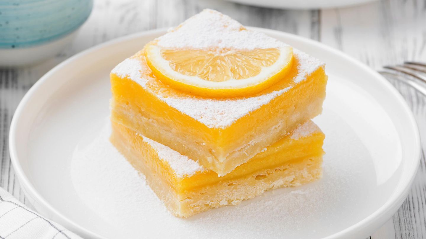 Lemon Bars: Kuchen mit Zitronencreme