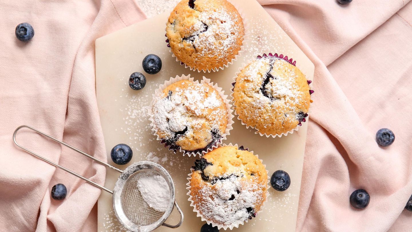 Saftige Blaubeermuffins einfach backen