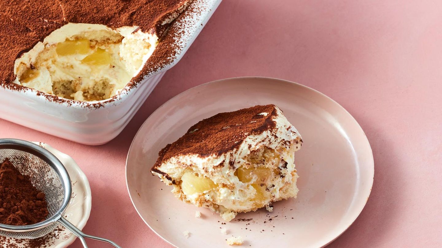 Kokos-Ananas-Tiramisu: karibisches Dessert