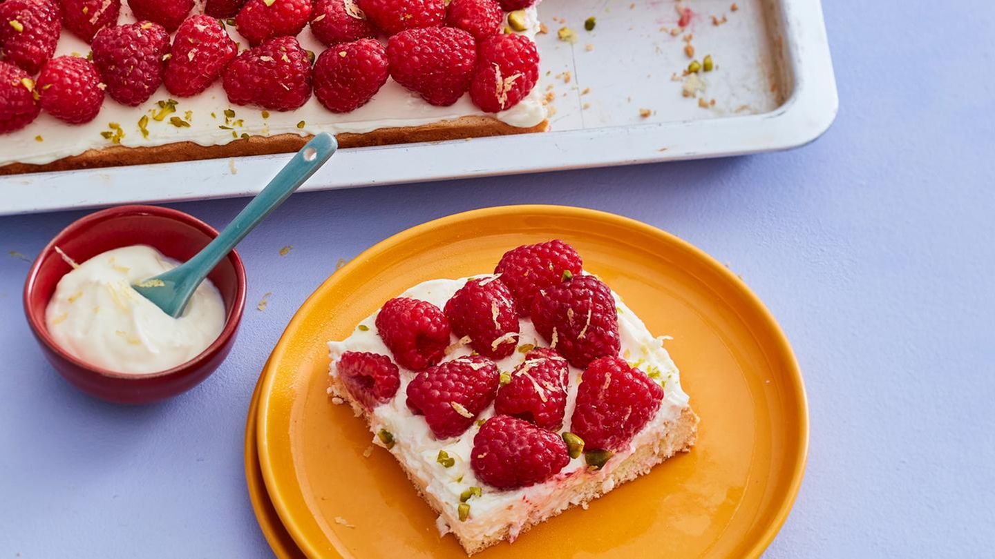 Himbeer-Mascarpone-Kuchen: cremig trifft fruchtig