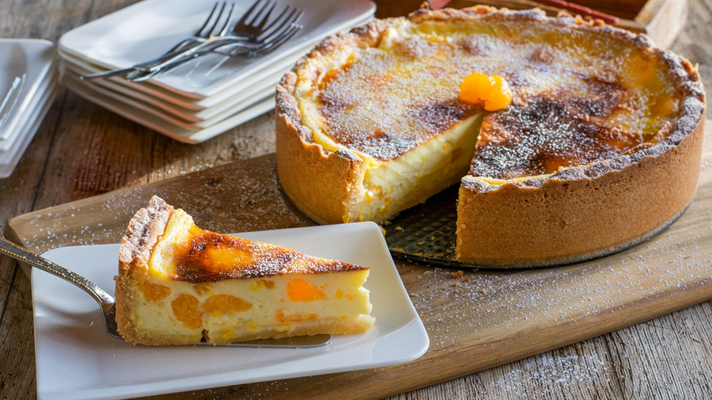 Schmandkuchen mit Mandarinen – saftig & lecker
